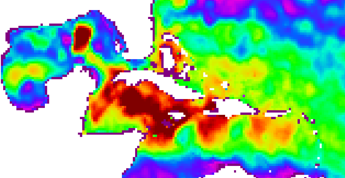 Ocean heat content, Florida, the Gulf of Mexico, and the immediate Atlantic
