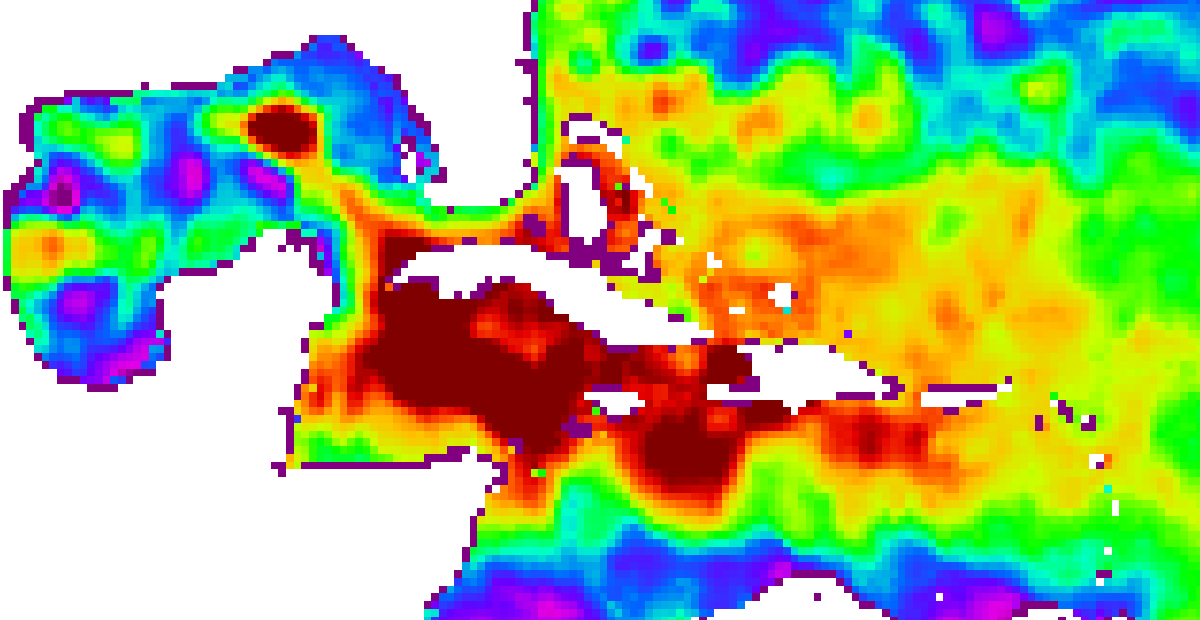 Ocean heat content, Florida, the Gulf of Mexico, and the immediate Atlantic