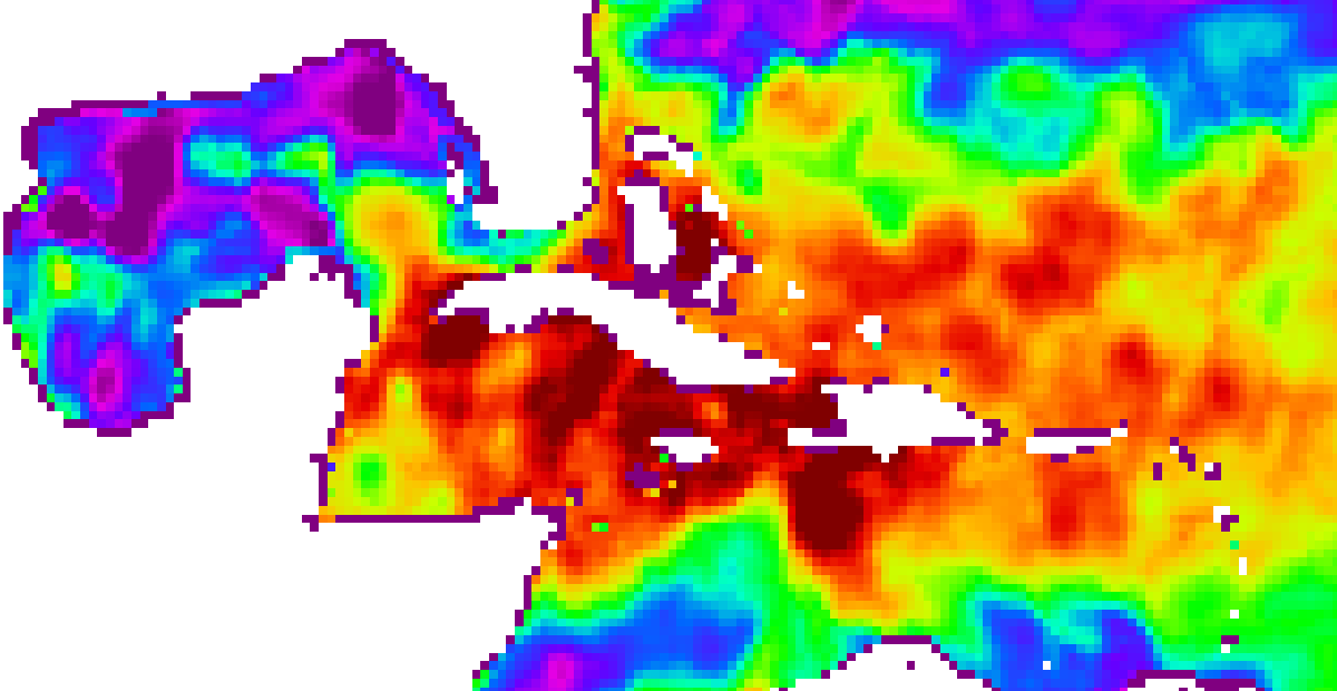 Ocean heat content, Florida, the Gulf of Mexico, and the immediate Atlantic